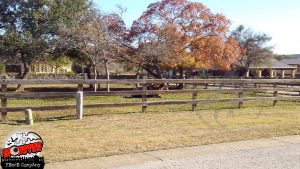 Wood Fence -type: Split Rail Farm Fence in Austin, Tx -Spanish Oaks